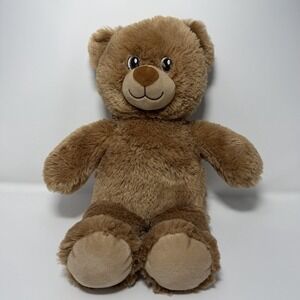 Build a Bear Workshop Teddy Bear Plush Tan Stuffed Animal Soft Cuddly